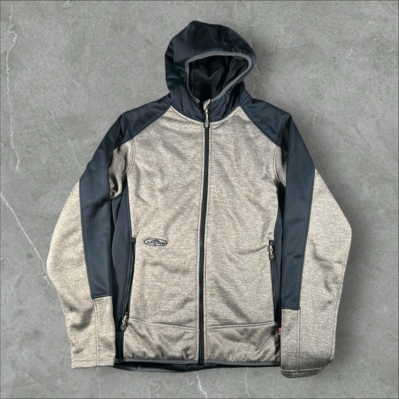 Arborwear Hoodie Mens Small Grey 400761 Primaloft Full‎ Zip Hiking Two Tone Soft